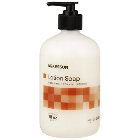 McKesson - 53-27857-18 - Soap Lotion 18 oz. Pump Bottle Fresh Scent