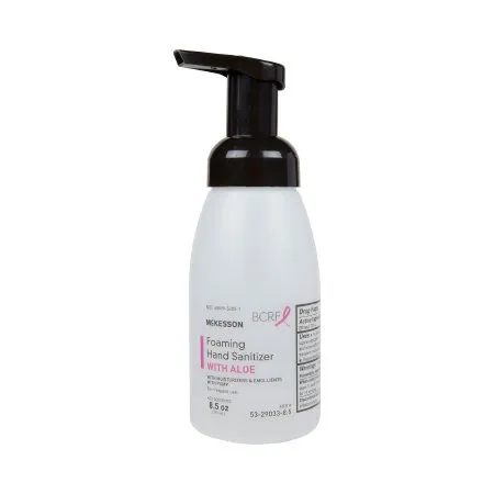 McKesson - 53-29033-8.5 - Hand Sanitizer with Aloe 8.5 oz. Ethyl Alcohol Foaming Pump Bottle