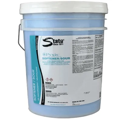 State Cleaning Solutions - Pyxis - 117720 - Fabric Softener / Sour Pyxis 5 gal. Pail Liquid Concentrate Acidic Scent