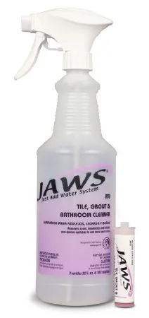 Canberra - JAWS Tile  Grout and Bathroom - JAWS-3410-46 - JAWS Tile  Grout and Bathroom Surface Cleaner Refill Acid Based Pump Spray Foaming 10 mL Cartridge Citrus Scent NonSterile