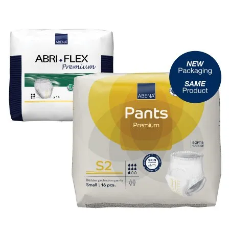 Abena - 41082 - Abena Abri-Flex Premium Disposable Protective Underwear Level 2, S