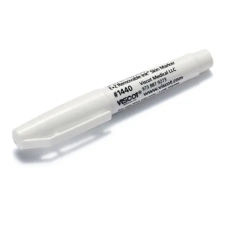Viscot Industries - 1440-240 - EZ Removable Ink Mini Aesthetic Skin Marker EZ Removable Ink White Regular Tip Without Ruler NonSterile