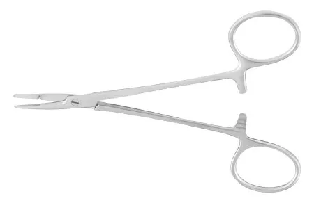 McKesson - 43-1-870 - Needle Holder Mckesson Argent 4-3/4 Inch Length Serrated Jaws Finger Ring Handle
