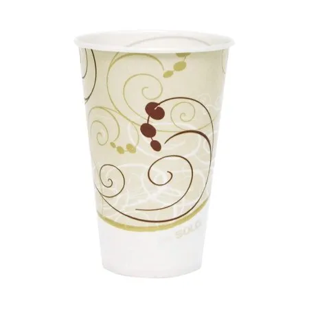 RJ Schinner - Solo - R12N-J8000 - Co  Drinking Cup  12 oz. Symphony Print Wax Coated Paper Disposable