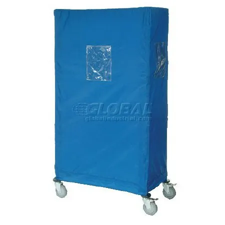 Global Industrial - Nexel - 188380BL - Cart Cover Nexel Blue Nylon 18 X 48 X 74 Inch