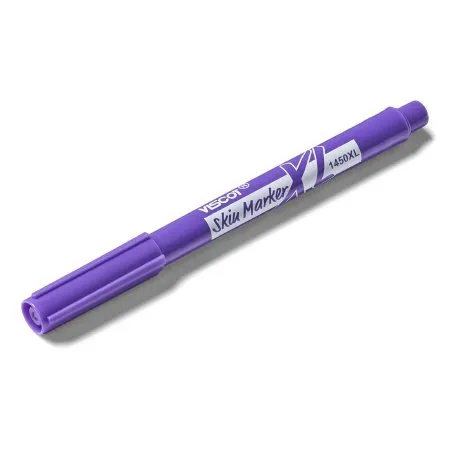 Viscot Industries - 1450XL-1000 - Mini Prep Resistant Skin Marker Viscot XL Purple Regular Tip Without Ruler NonSterile