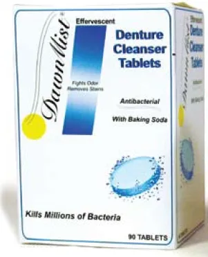 Dukal - DEN6290 - Denture Tablets, 90/bx, 24 bx/cs (Not For Sale in Canada)