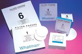 Fisher Scientific - Whatman - 09825F - Whatman Filter Paper 185 Mm Dia., 4 Grade, 210 µm Thickness, Medium Porosity, Fast Flow Rate, 20 To 25 µm Pore Size, Coarse Particles And Gelatinous Precipitates Particle Retention, Circle Format, Smooth Surface