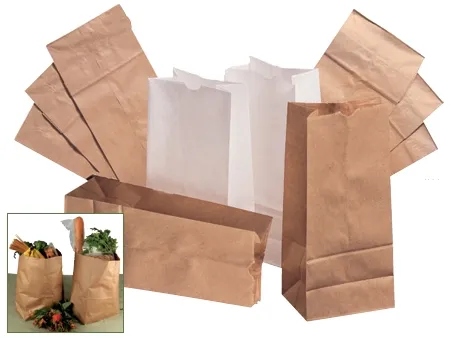 Lagasse - General - BAGGW12500 - Grocery Bag General White Paper 12