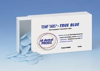 AdProdx - From: 143020 To: 143033 - TEMP TABS TRUE Thermoplastic Tabs, Biocompatible material for many chairside uses including a chairside delive nightguard 72 count box