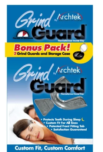 Archtek Dental - 427-2-C - Grind Guard&trade; Bonus in Arctic Color 2 trays w/mirro storage case (Exclusive!)