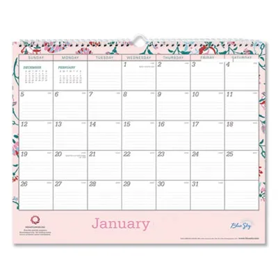 Blue Sky - BLS101630 - Breast Cancer Awareness Wall Calendar, 15 X 12, 2021