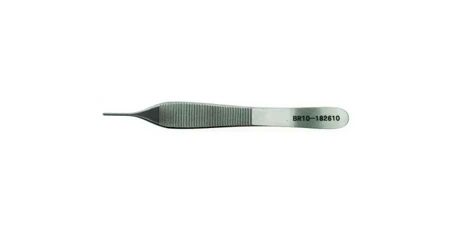 BR Surgical - BR10-182610 - Adson Forceps Extra Delicate, W/ Cross Serrations