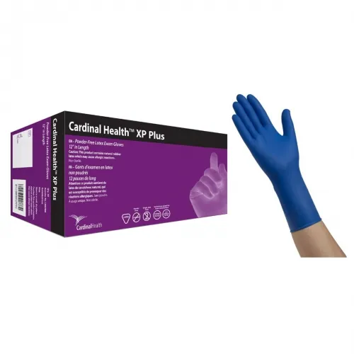 Cardinal Health - Med - L88HRL - Cardinal Health XP Plus Non-Sterile Latex Exam Gloves, Large