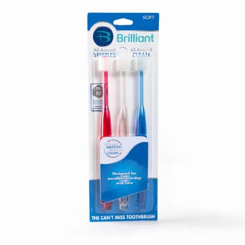 Compac Industries - 10539-RCB - Brilliant Soft Toothbrush