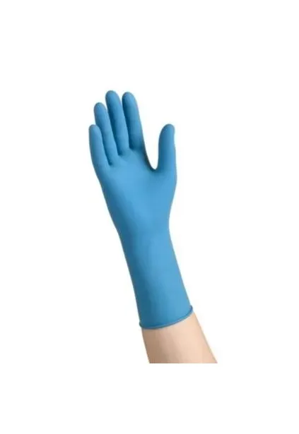 Cardinal - ChemoPlus - CT5057G-- - Exam Glove ChemoPlus Large NonSterile Latex Extended Cuff Length Textured Fingertips Ivory Chemo Tested