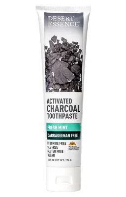 Desert Essence - From: DE-0011 To: DE-0012 - Activated Charcoal Toothpaste by  s