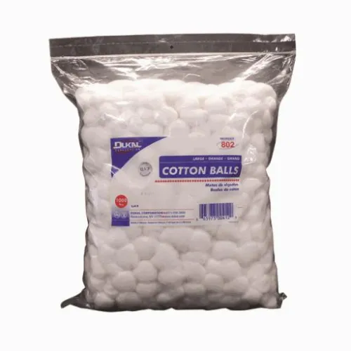 Dukal - 802 - Cotton Balls, Large, 1000/bg, 2 bg/cs