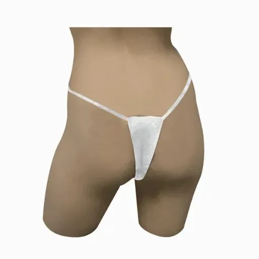 Dukal - DUKAL Reflections?? - 900500-1 - Thong Panty DUKAL Reflectionsᵀᴹ White One Size Fits Most Disposable