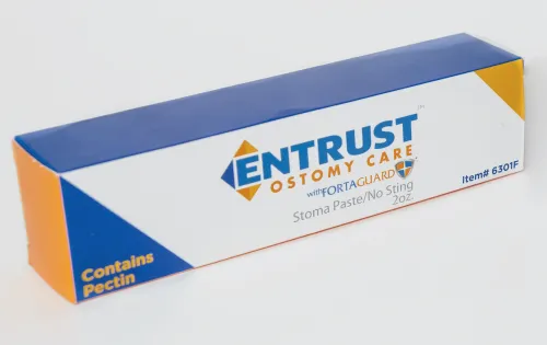 Fortis Medical - Entrust - 6301F - Products  No Sting Stoma Paste 2 oz. Tube with Fortaguard.