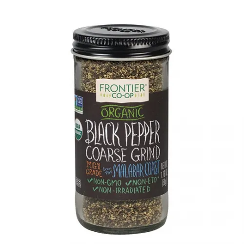 Frontier Bulk - 2601 - Frontier Bulk Black Pepper, Coarse Grind ORGANIC, 1 lb. package