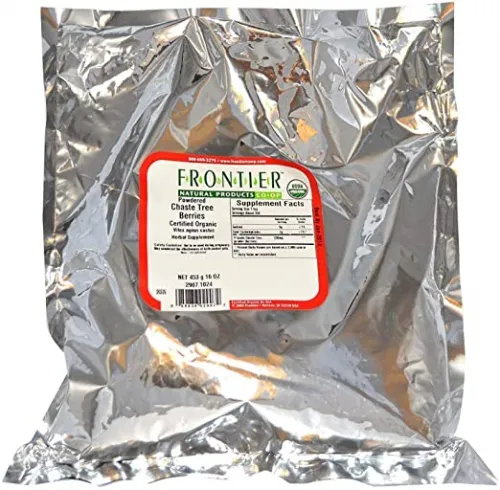 Frontier Bulk - 2907 - Frontier Bulk Chaste Tree Berry Powder, ORGANIC 1 lb. package
