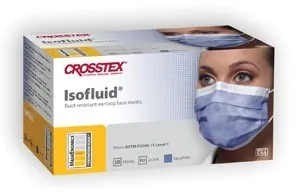 Crosstex - GCISA - Mask, Latex Free (LF), Sapphire, 50/bx, 10 bx/ctn