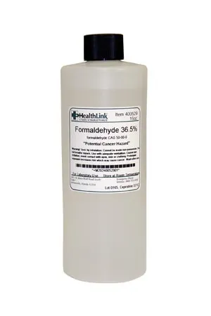 HealthLink - From: 400529 To: 400536 - Formaldehyde, (Continental US Only) (Item is considered HAZMAT and cannot ship via Air or to AK, GU, HI, PR, VI)