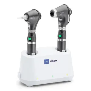 Hillrom - From: 71-PM2LDX-US To: 71-PM3LDE-US - Universal Desk Set with PanOptic Ophthalmoscope and MacroView Otoscope, Basic (US Only)