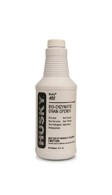 Canberra - Husky 402 - HSK-402-61 - Husky 402 Drain Cleaner Enzyme Based Manual Pour Liquid 1 gal. Bottle Citrus Scent NonSterile