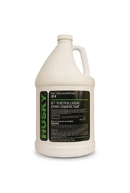 Canberra - Quat Tuberculocidal Husky - HSK-814-03 -   Surface Disinfectant Cleaner Quaternary Based Manual Pour Liquid 1 Quart Bottle Lemon Scent NonSterile