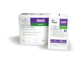 Ansell Healthcare - 5785001 - Ansell ENCORE Latex Textured Surgical Glove ENCORE Latex Textured Size 6 Sterile Latex Standard Cuff Length Fully Textured Ivory Chemo Tested
