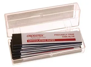 Crosstex - TPXT - Articulating Paper, X-Thin, Blue, 12 sheets/bk, 12 bk/bx