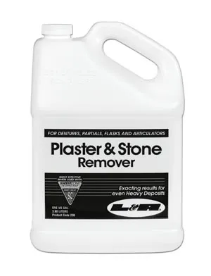 L&R Manufacturing - 230 - Plaster & Stone Remover, Gallon Bottle, 4/cs