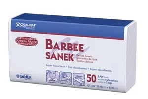 Graham Medical - 781625 - Barbee Sanek Towel Deluxe 3-Ply