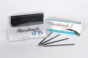 Microbrush - PX100 - Refills, X-Thin Size, Black, 100/pk