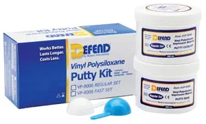 Mydent - From: VP-8006 To: VP-8008 - Vinyl Polysiloxane Putty Kit Regular Set. Includes jars + 2 scoops