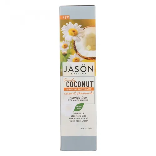 Jason Natural Products - From: 481496 To: 481499 - 2069417 Whitening Toothpaste Coconut Cream 4.2 oz