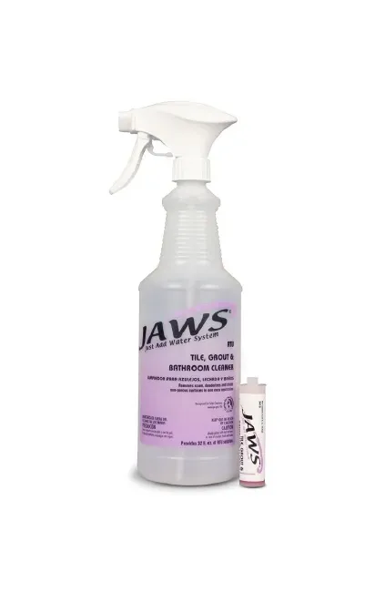 Canberra - JAWS Tile  Grout and Bathroom - JAWS-3410-46 - JAWS Tile  Grout and Bathroom Surface Cleaner Refill Acid Based Pump Spray Foaming 10 mL Cartridge Citrus Scent NonSterile