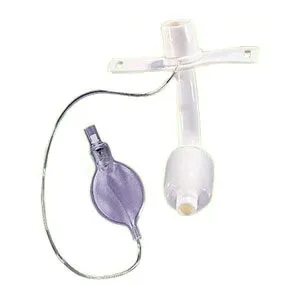 Kendall - Shiley - 6SCT - Healthcare   Tracheostomy Tube, Single Cannula, Size 6. 6.0 mm id , 8.3mm od and 67mm length.