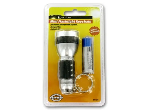 Kole Imports - EC220 - Mini Flashlight Key Chain