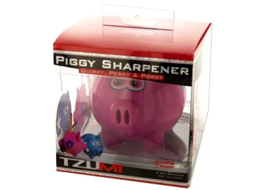 Kole Imports - EL442 - Pink Piggy Pencil Sharpener