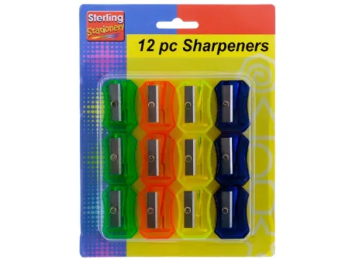 Kole Imports - HC204 - 12 Pack Of Pencil Sharpeners
