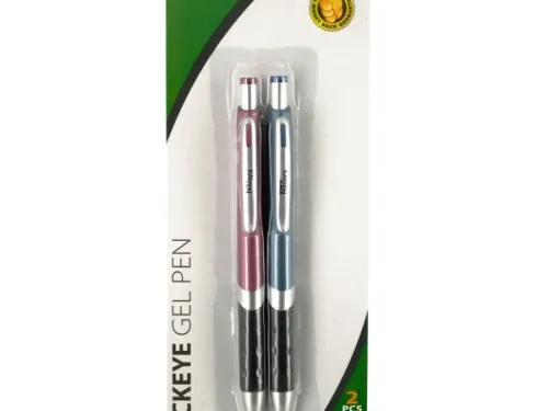 Kole Imports - HG368 - Retractable Gel Pens With Comfort Grips