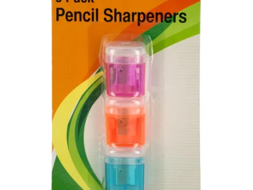 Kole Imports - HX128 - Colorful Pencil Sharpeners Set