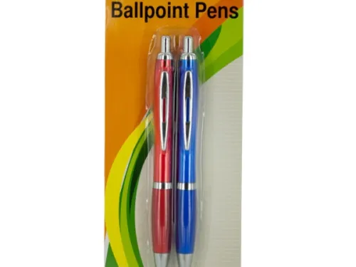 Kole Imports - HX302 - Retractable Ball Point Pens Set