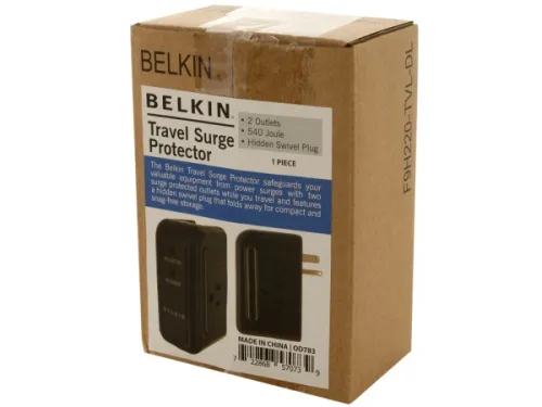 Kole Imports - OD783 - Belkin Travel Surge Protector