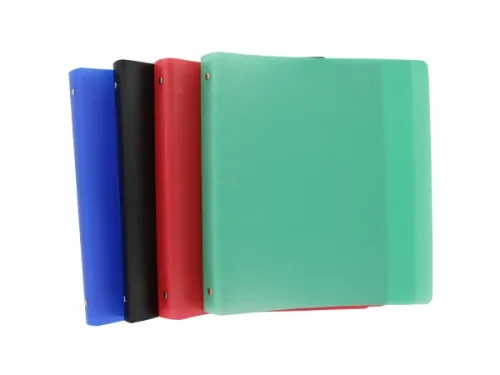 Kole Imports - OP057 - 3-ring Binder, 1 Inch, Assorted Colors