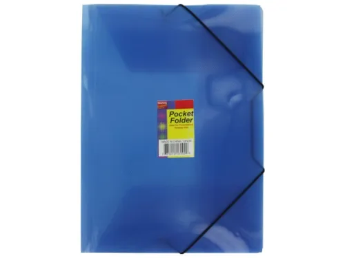 Kole Imports - OP434 - Plastic Pocket Folder
