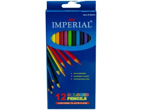 Kole Imports - OP508 - Blendable Colored Pencils Set